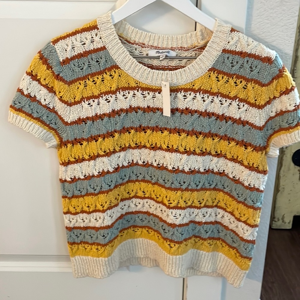 Madewell Carrington Sweater Tee in Stripe